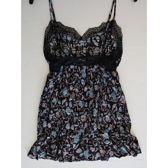 Free People OB1549094 Women Sz S Black Last Night Mini Sleeveless Slip Dress - Picture 9 of 10